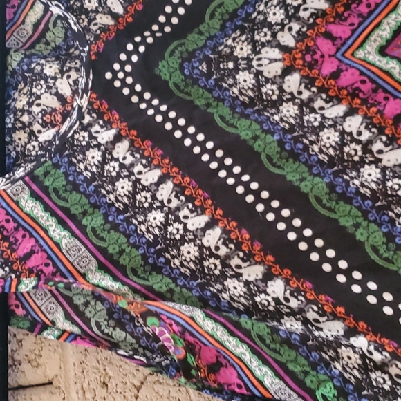 Klozlyne Handkerchief Hem Boho Dress. - Picture 9 of 12